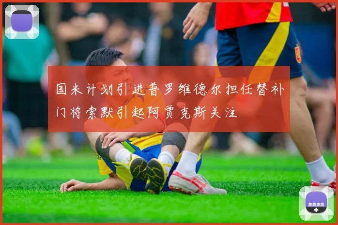 国米计划引进普罗维德尔担任替补门将索默引起阿贾克斯关注